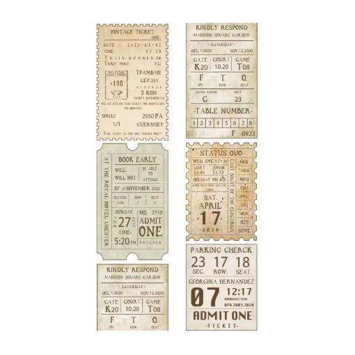 Foto - Scrapbooking Vintage lepící páska - Visačky, 02