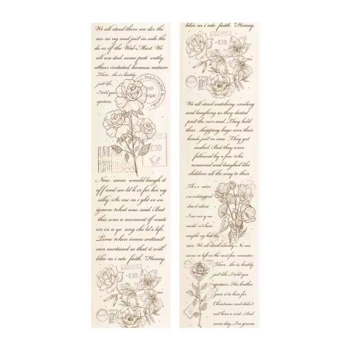 Foto - Scrapbooking Vintage lepící páska - Text, 05